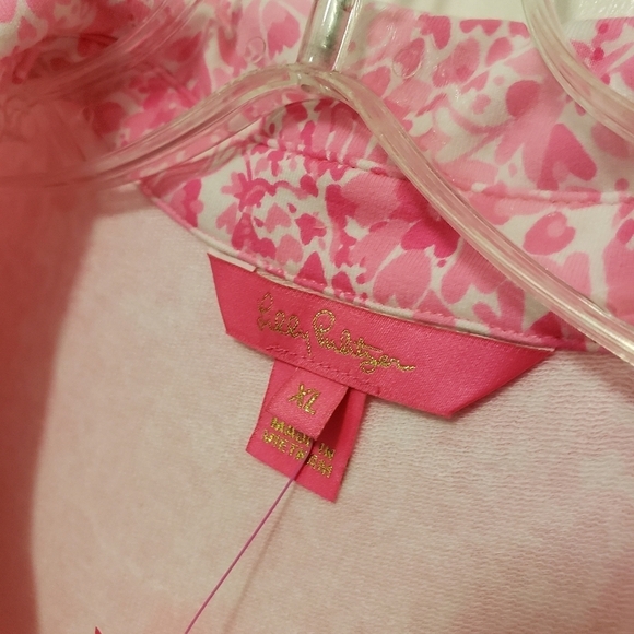 NWT Lilly Pulitzer Jorgie Romper Size XL, Retail $158.00, Pink Shandy - Picture 5 of 10